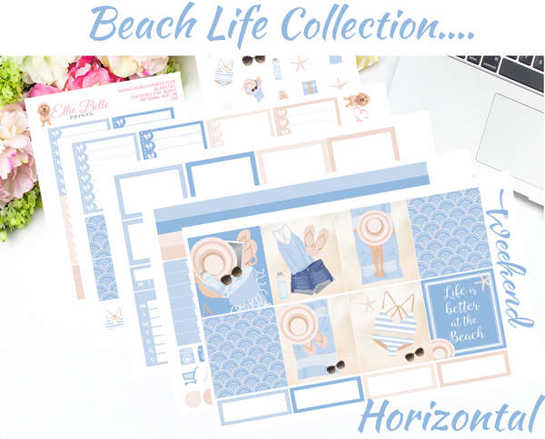 Beach Life Collection - Horizontal Weekly Kit