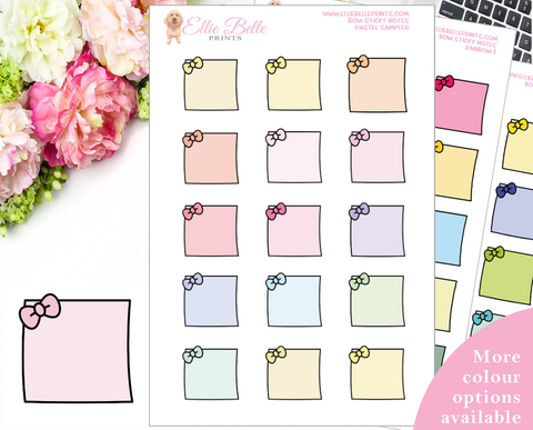 Bow Sticky Notes