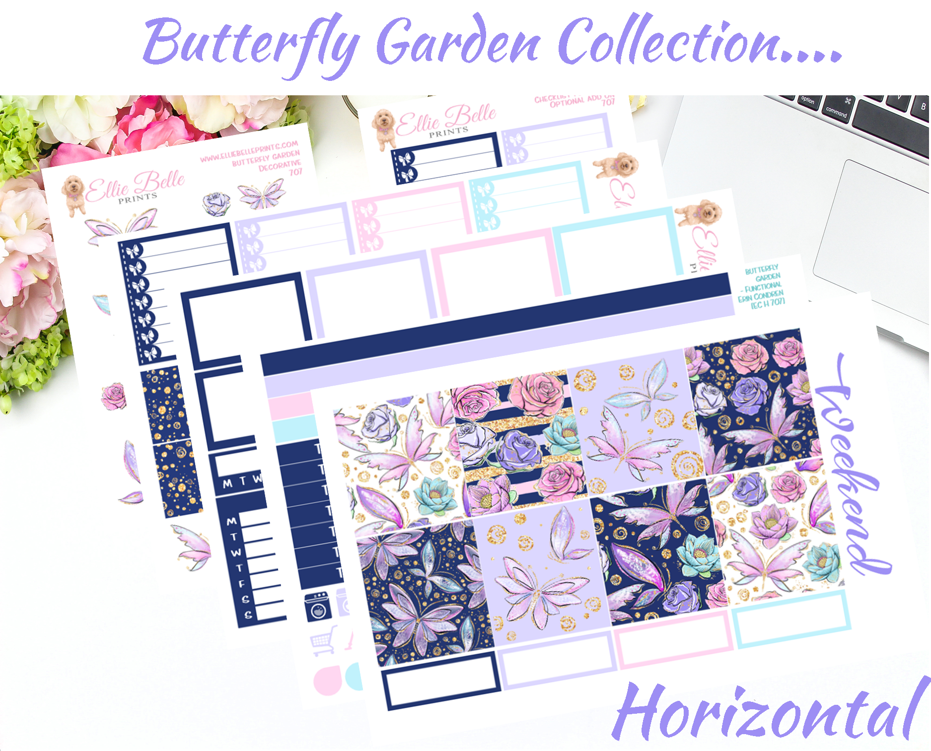 Butterfly Garden - Horizontal Weekly Kit