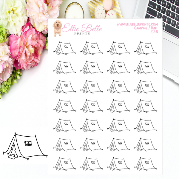 Camping Stickers - Penelope Planner