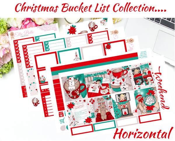 Christmas Bucket List Collection - Horizontal Weekly Kit