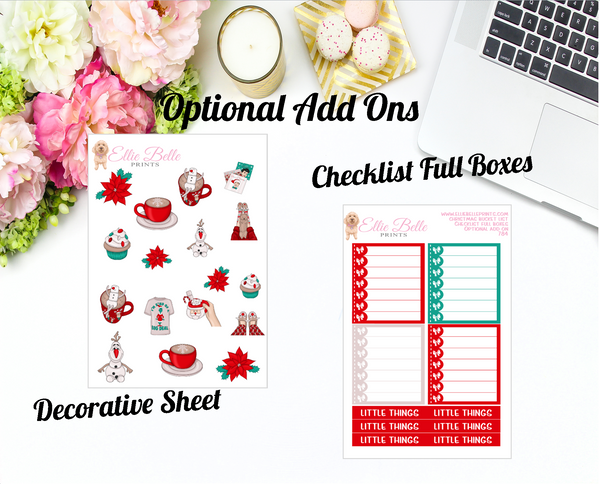 Christmas Bucket List Collection - Horizontal Weekly Kit