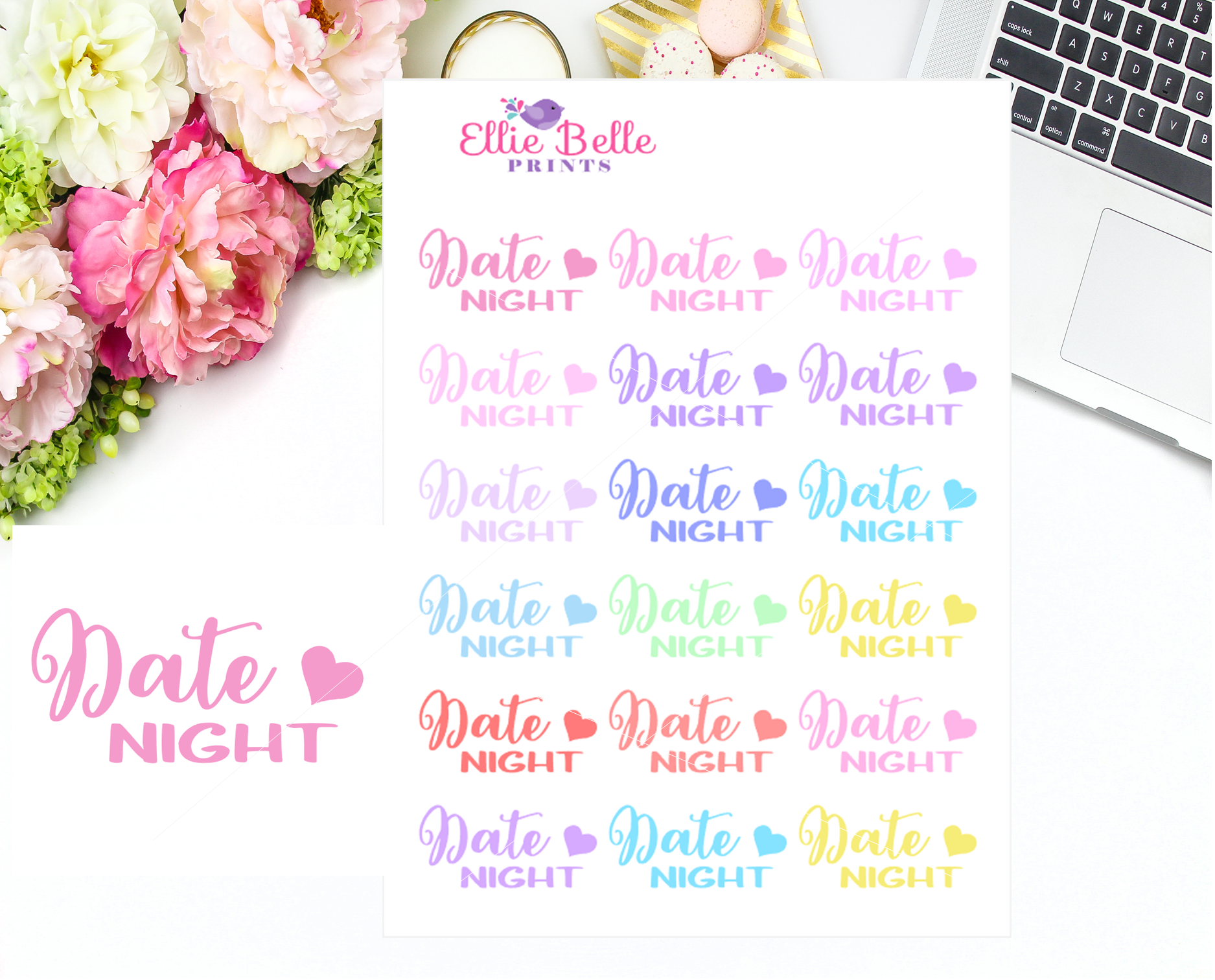 Date Night Stickers