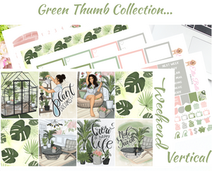 Green Thumb - Vertical Weekly Planner Kit