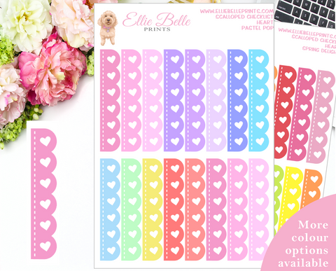 Heart Checklist - Scalloped Checklist