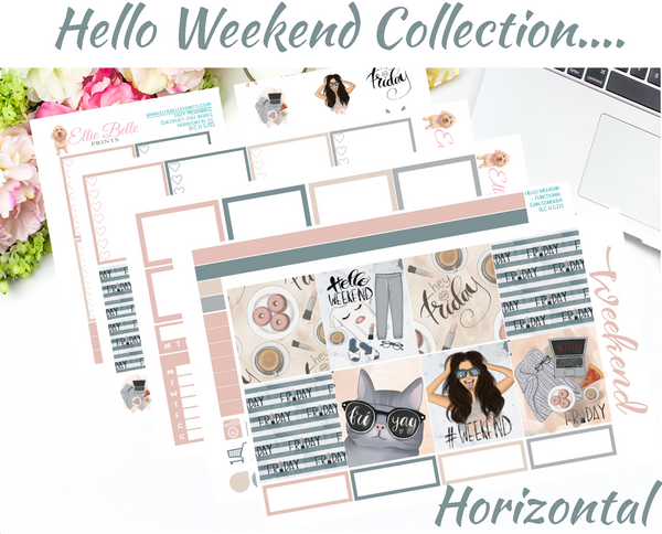 Hello Weekend - Horizontal Weekly Kit