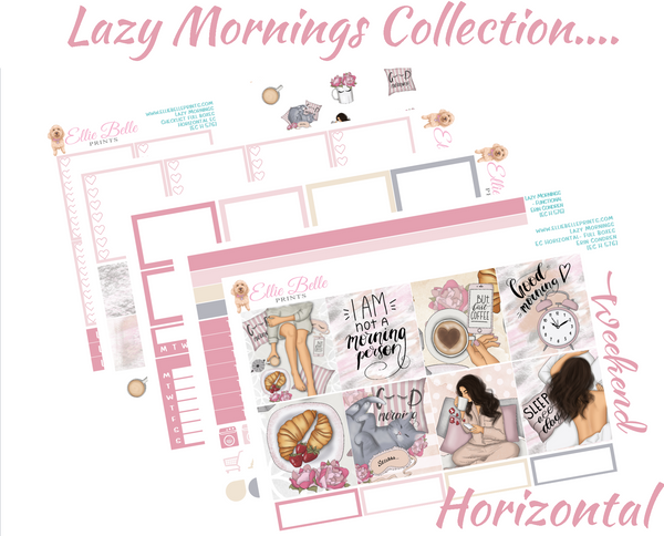 Lazy Mornings - Horizontal Weekly Kit