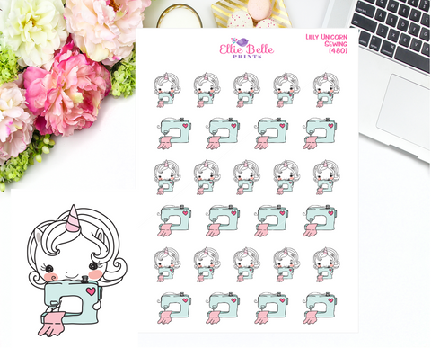 Sewing - Lilly Unicorn