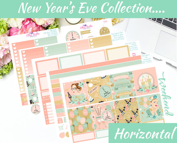New Year's Eve - Horizontal Weekly Kit [326]