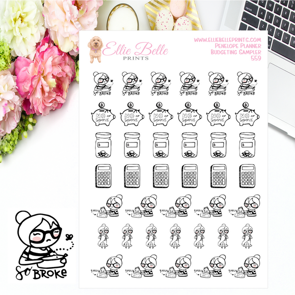 Budgeting Stickers - Penelope Planner
