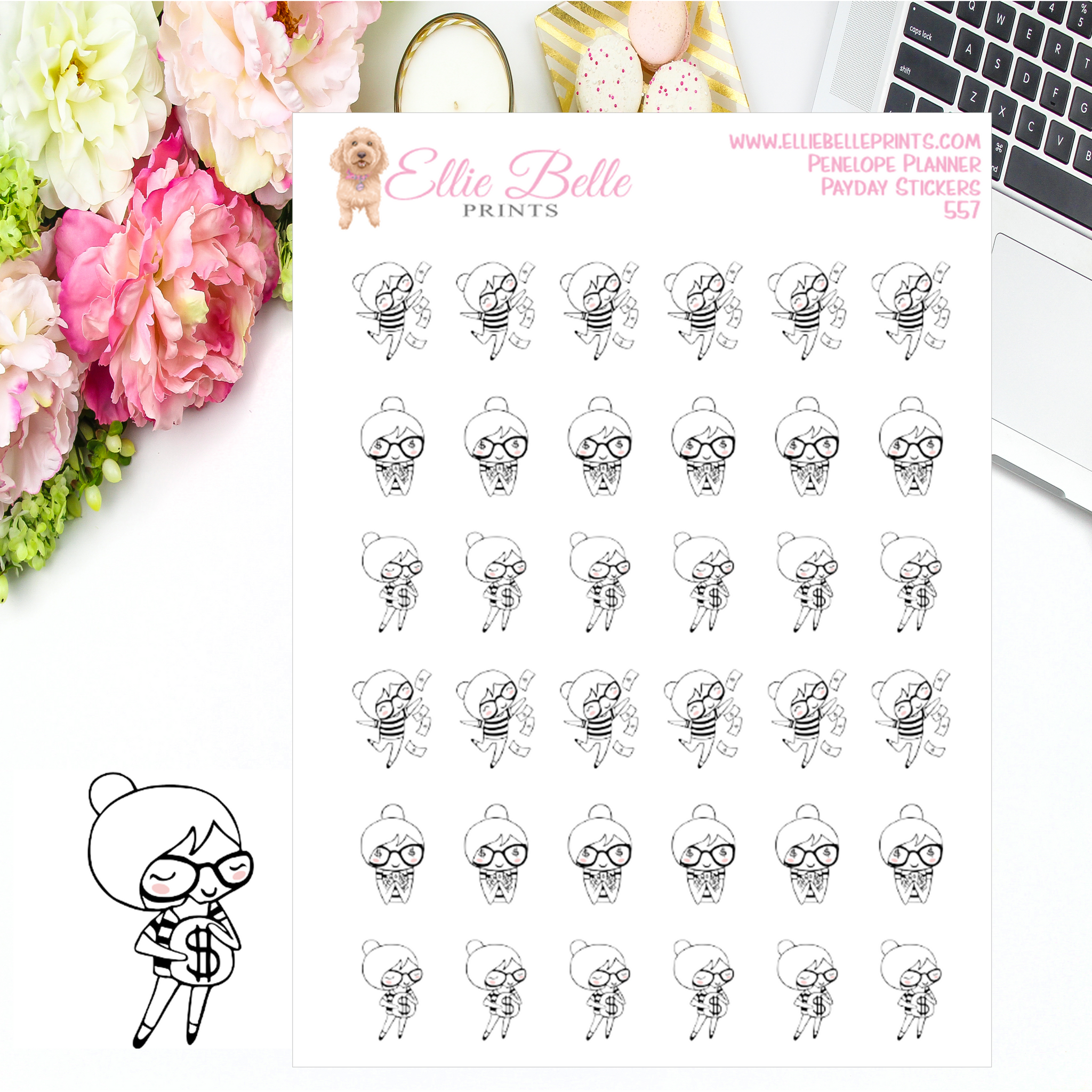 Payday Stickers - Penelope Planner