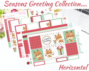 Seasons Greetings Collection - Horizontal Weekly Kit