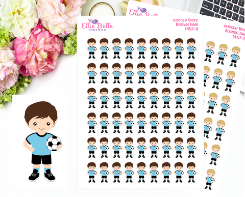 Soccer Boy Stickers