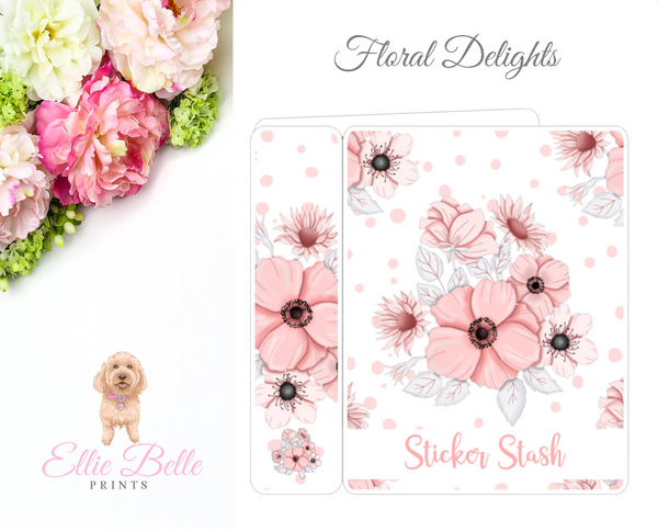 MINI Sticker Album (Small Sheets) - Floral Delight