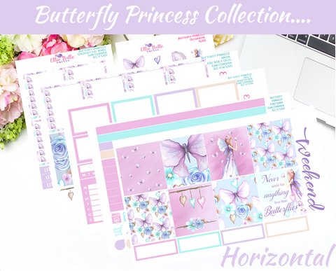 Butterfly Princess - Horizontal Weekly Kit