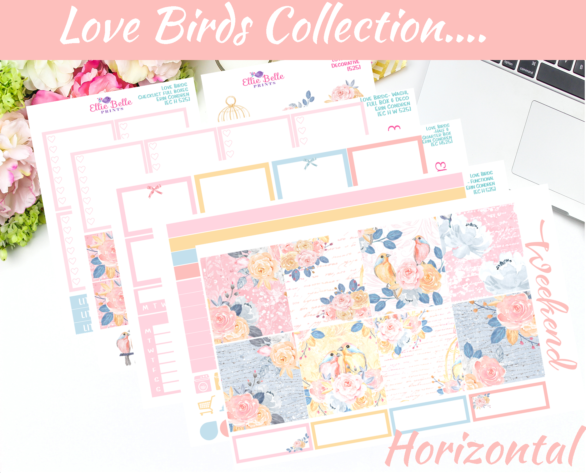 Love Birds - Horizontal Weekly Kit
