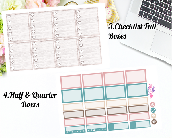 Warm & Cosy - Vertical Weekly Planner Kit