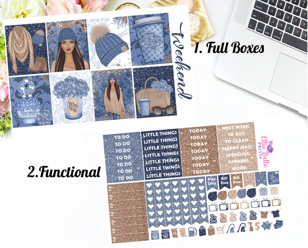 Winter Favourites Collection - Vertical Weekly Planner Kit