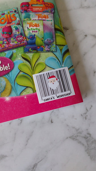 Santa's Workshop Present Barcode Stickers