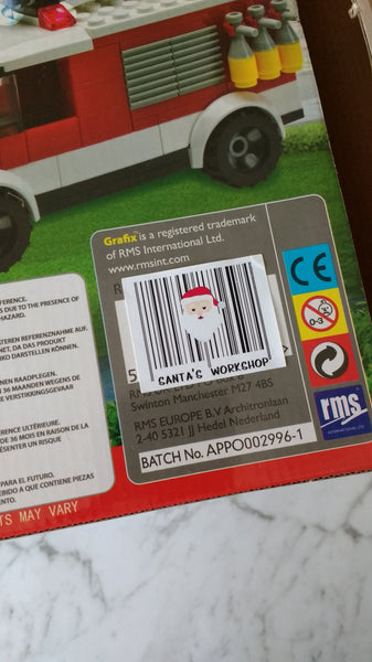 Santa's Workshop Present Barcode Stickers