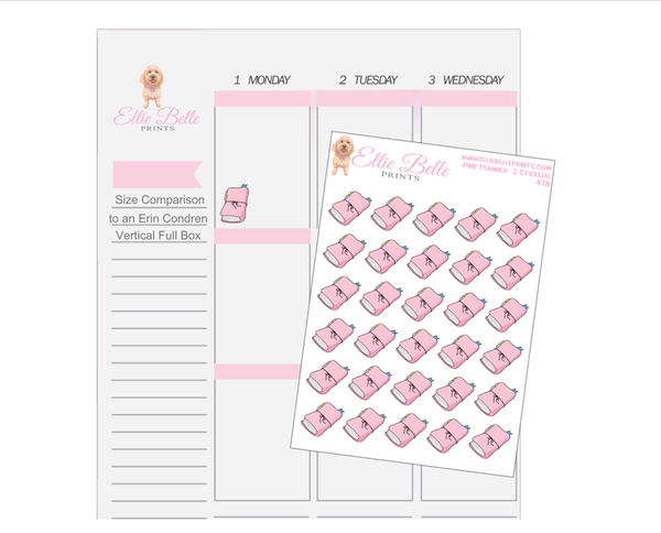 Pink Planner (2) Stickers
