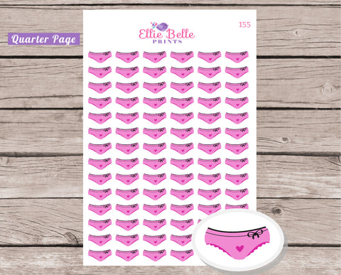 Period Tracker / Sexy Lingerie Decorative Stickers