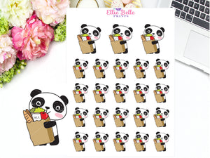 Grocery Shopping Sticker - Panda Collection