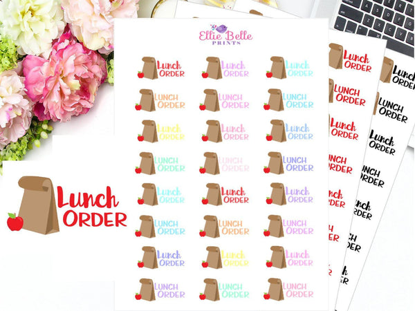 Lunch Order Decorative Stickers [355]
