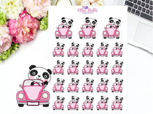 Driving Sticker - Panda Collection