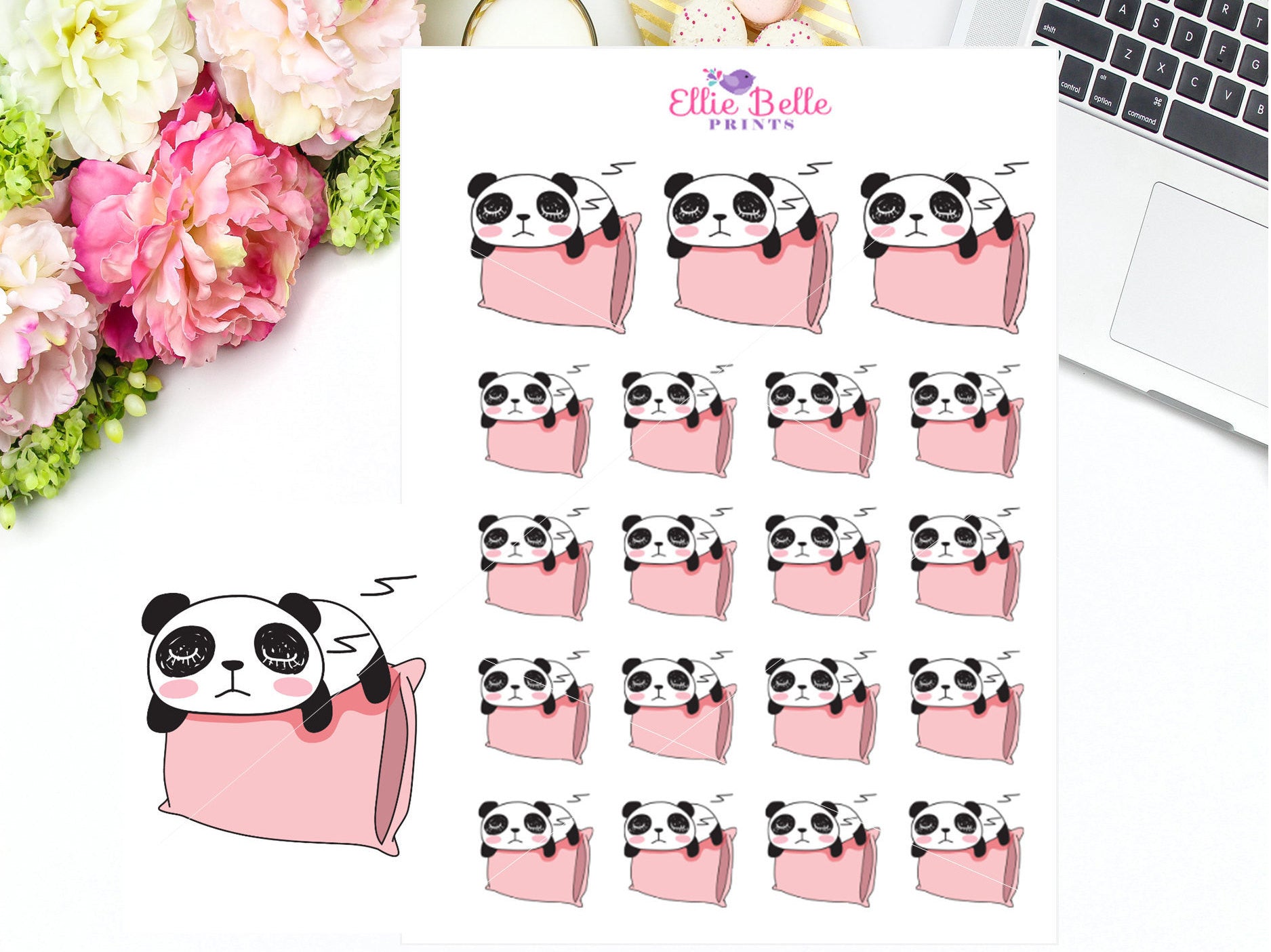 Sleep Stickers - Panda Collection