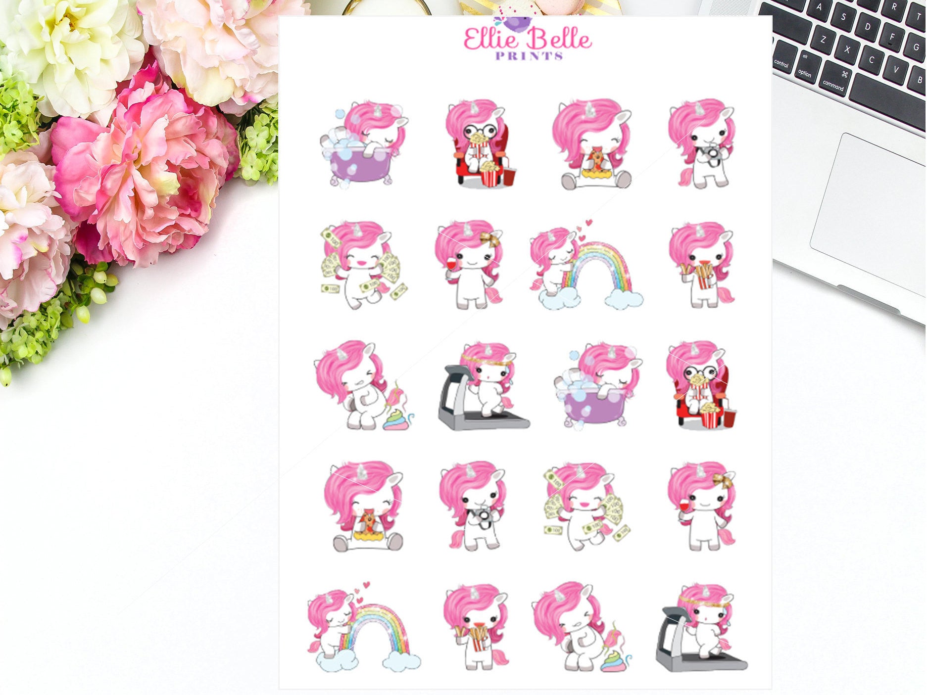 Pink Unicorn Characters - Pink Unicorn Collection