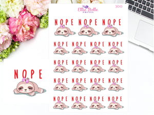 NOPE SLOTH, Sloth Collection 1